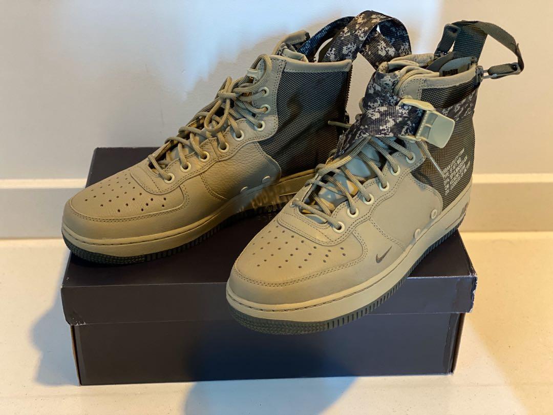 Nike Air Force 1 Low '07 LV8 Double Swoosh Olive Gold Black Euro 36-45,  Women's Fashion, Footwear, Sneakers on Carousell