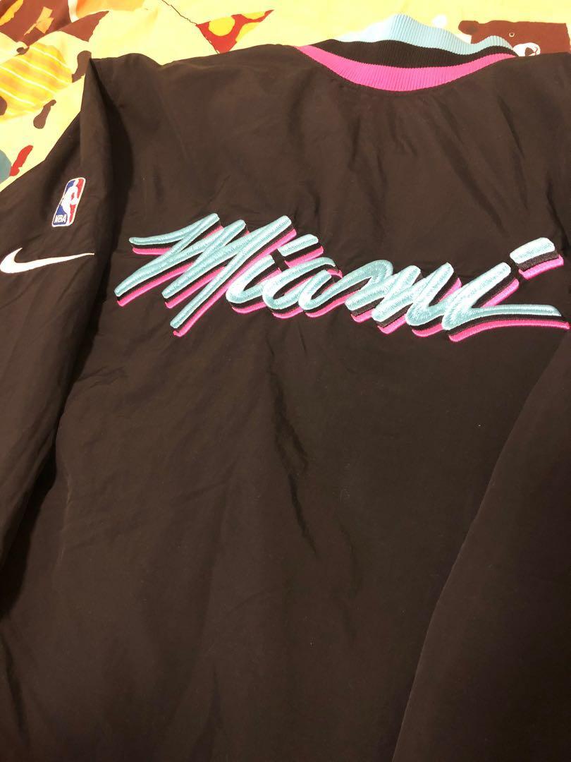 Nike NBA Miami Heat Vice City Edition Bomber Jacket Size L