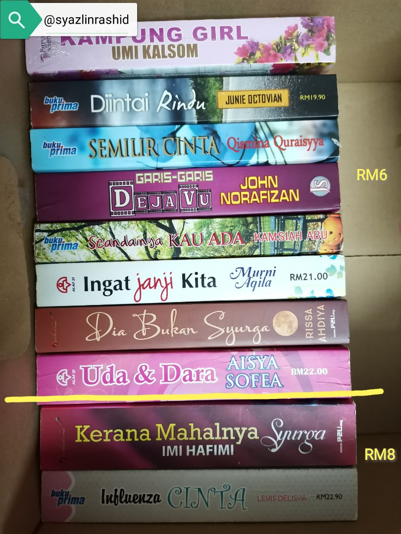 [BOOK] Novel Melayu PROMO!, Hobbies & Toys, Books & Magazines