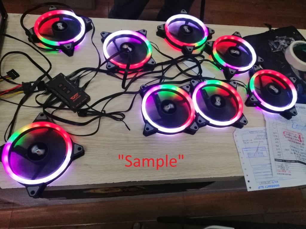 PC Fan - DarkFlash DR 12 Pro RGB Fan (Category: Computer Parts) located in Caloocan City. Submitted by stephenx.7 (Listing ID 277186894, Image 1). Description: Condition: - Brand New Price: - P350 each RFS: - Spare/Excess Available Quantity: 2 pieces Meet up places: - SM Tungko - SM Fairview - Fairview Terraces - Trinoma - SM North Specifications; LED Color: RGB Product Dimension: 120mm(W) x 120mm(D) x 25mm(H) Operating Voltage: 12V Power Input: 