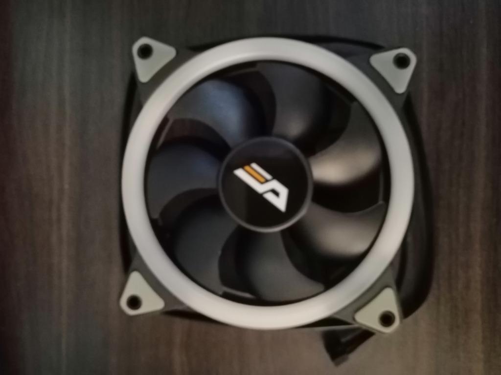 PC Fan - DarkFlash DR 12 Pro RGB Fan (Category: Computer Parts) located in Caloocan City. Submitted by stephenx.7 (Listing ID 277186894, Image 3). Description: Condition: - Brand New Price: - P350 each RFS: - Spare/Excess Available Quantity: 2 pieces Meet up places: - SM Tungko - SM Fairview - Fairview Terraces - Trinoma - SM North Specifications; LED Color: RGB Product Dimension: 120mm(W) x 120mm(D) x 25mm(H) Operating Voltage: 12V Power Input: 