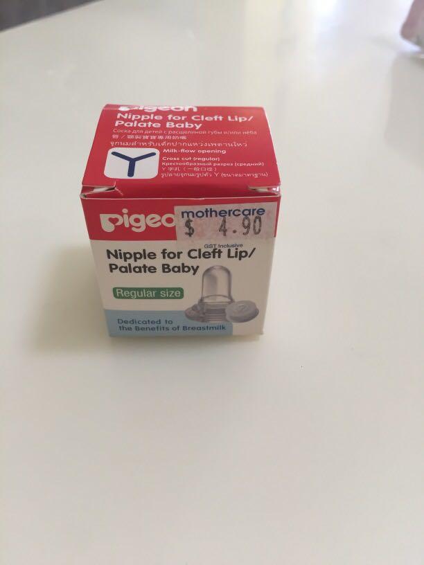 pigeon cleft teat