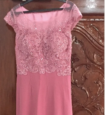 Pink gowns online for principal sponsors