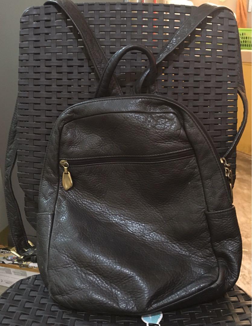 libaire leather backpack