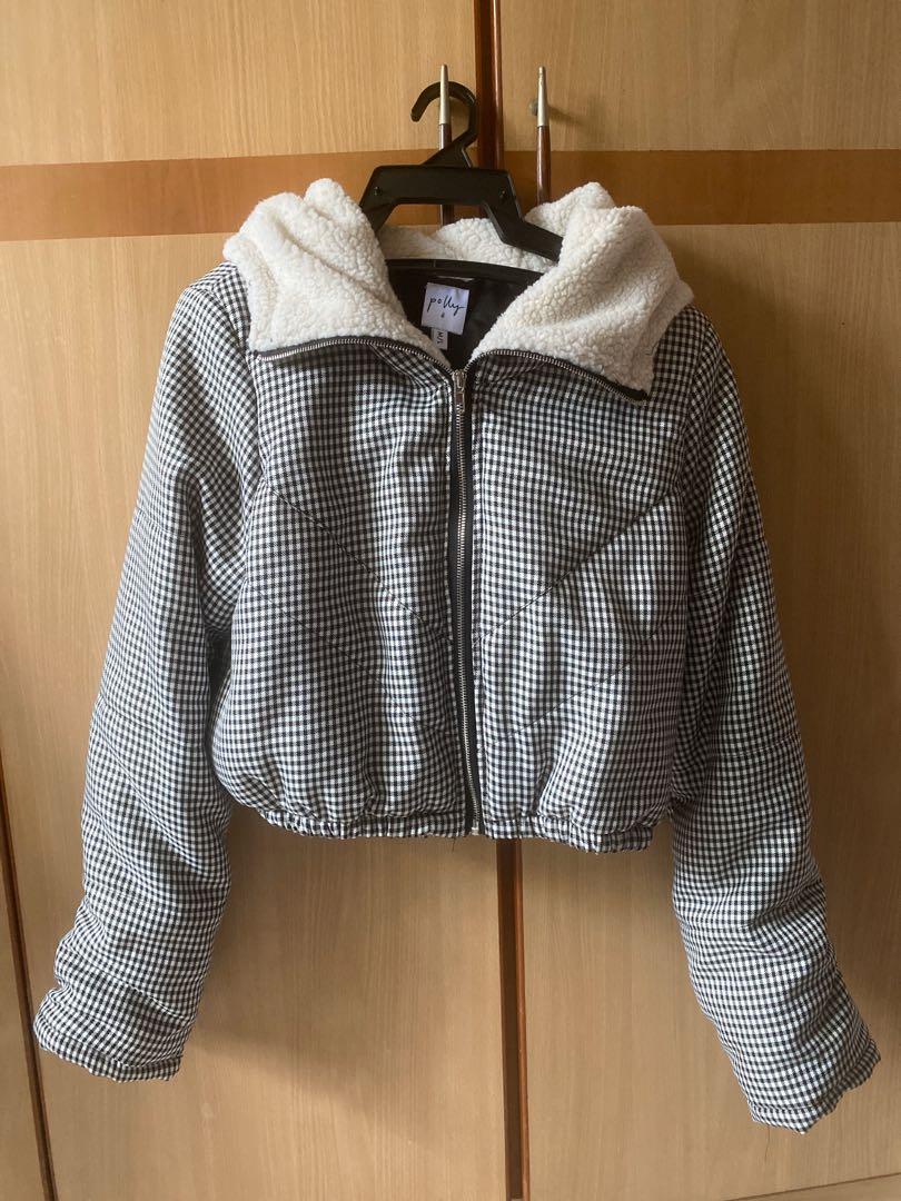 Flannel Jacket Ladies Jacket Princess Polly Checkered Jacket