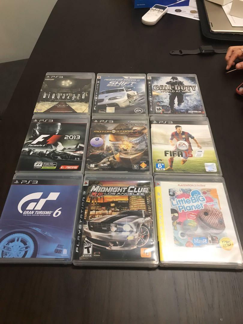 PS3 Games （分類：PlayStation）位於 Hong Kong。 由 ChxnJay 提交（商品編號 277228209，圖片 1）。簡介： 彩虹站交收 Gran turismo 6 $60sold F1 2013 $ 150 （絕版）SOLD Biohazard RE $100 SOLD Fifa 15 $50 Call of duty (world at war) pm 叫價 need for speed Shift $60 Midnight club LA pm 叫價。