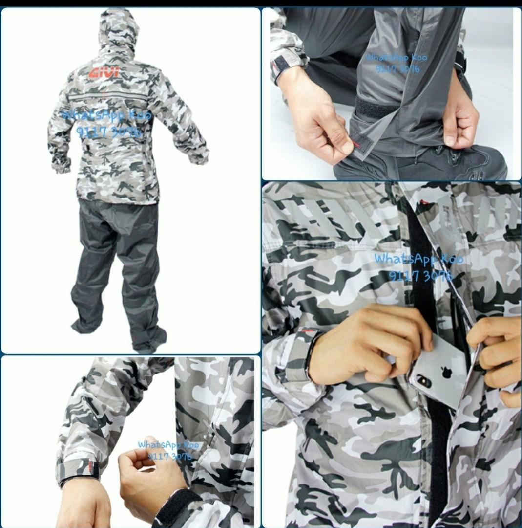 Givi camo raincoat discount