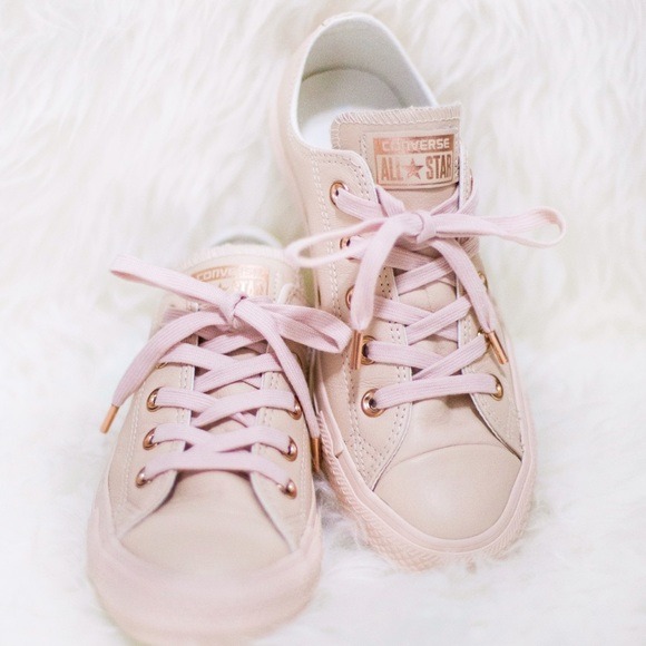 Tan rose outlet gold converse