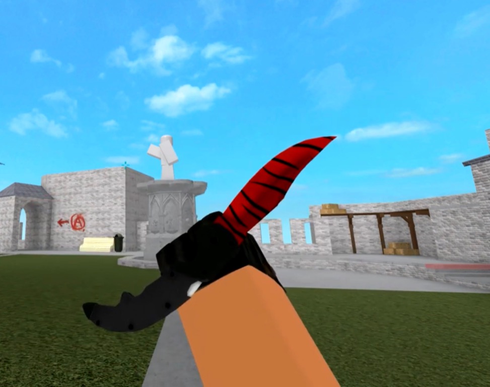 Roblox Counter Blox Falchion Knife Crimson Tiger Toys Games