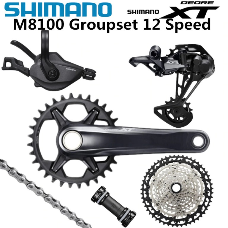 Shimano 12 speed xt groupset top