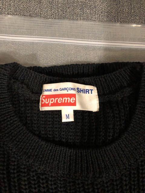 Comme des garcons sweater supreme on sale