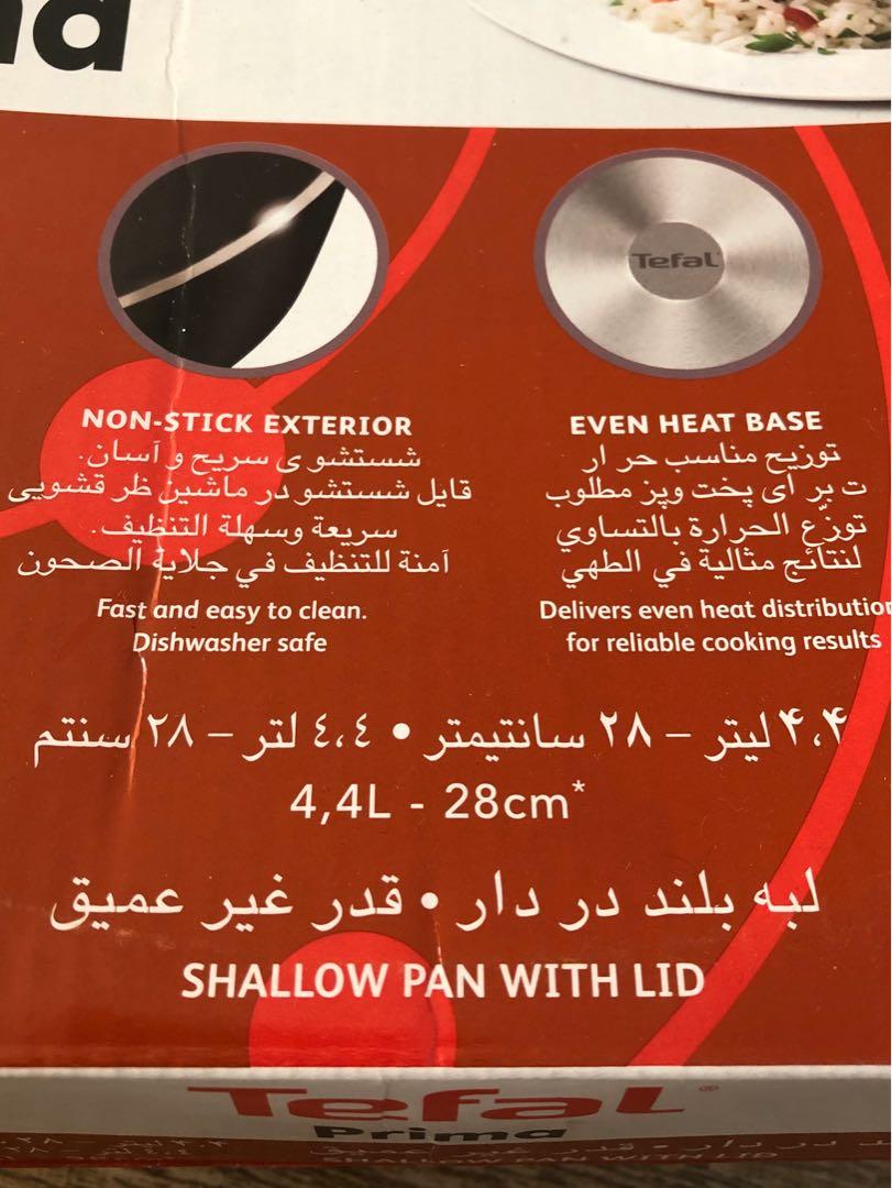 Tefal Shallow Pan with Lid (Category: Cookware & Accessories) located in Quezon City. Submitted by konmarimama (Listing ID 277182693, Image 2). Description: Brand new and authentic. 2 frying pans (28 and 30 cm) are already sold. 1 shallow pan with lid (28 cm) is available. .