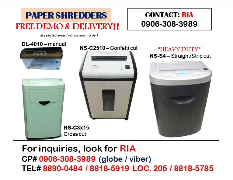 Time Recorder Attendance, Paper Shredder, Door lock access, Laminator ...