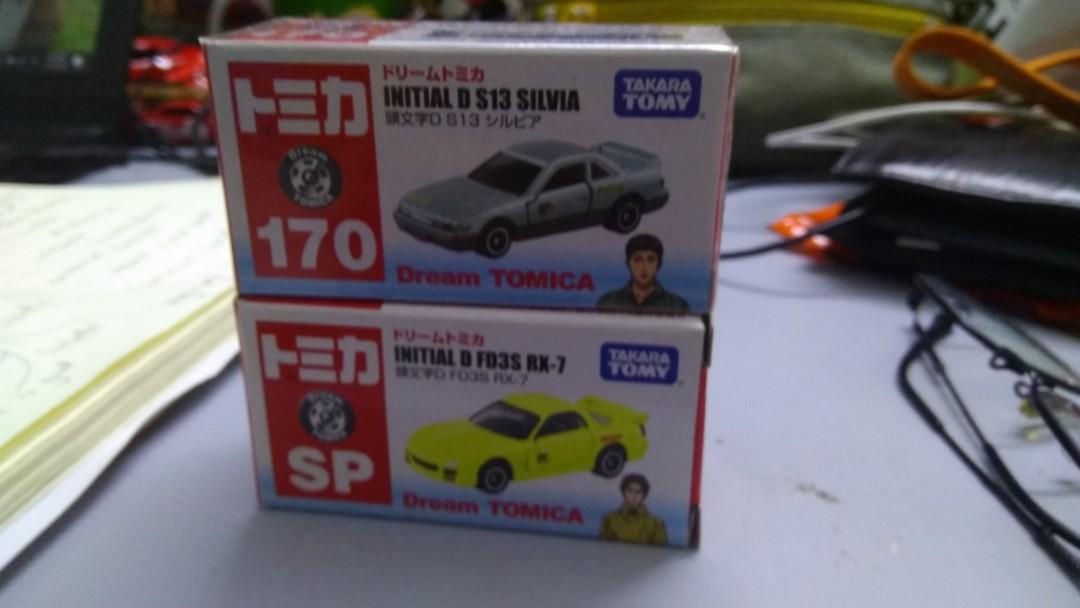 Tomica Sp 170 Initial D Nissan Silvia S13 Mazda Rx7 Fd3s Toys Games Diecast Toy Vehicles On Carousell