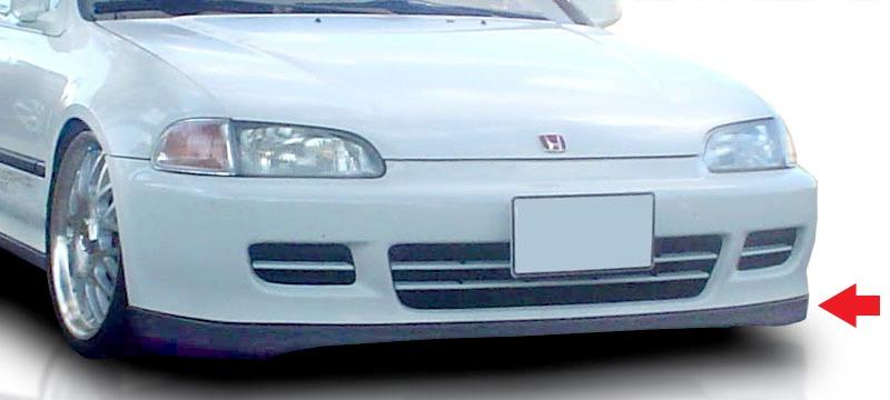 Used Original Honda Civic EG6 SR3 Front Bumper Lips Auto