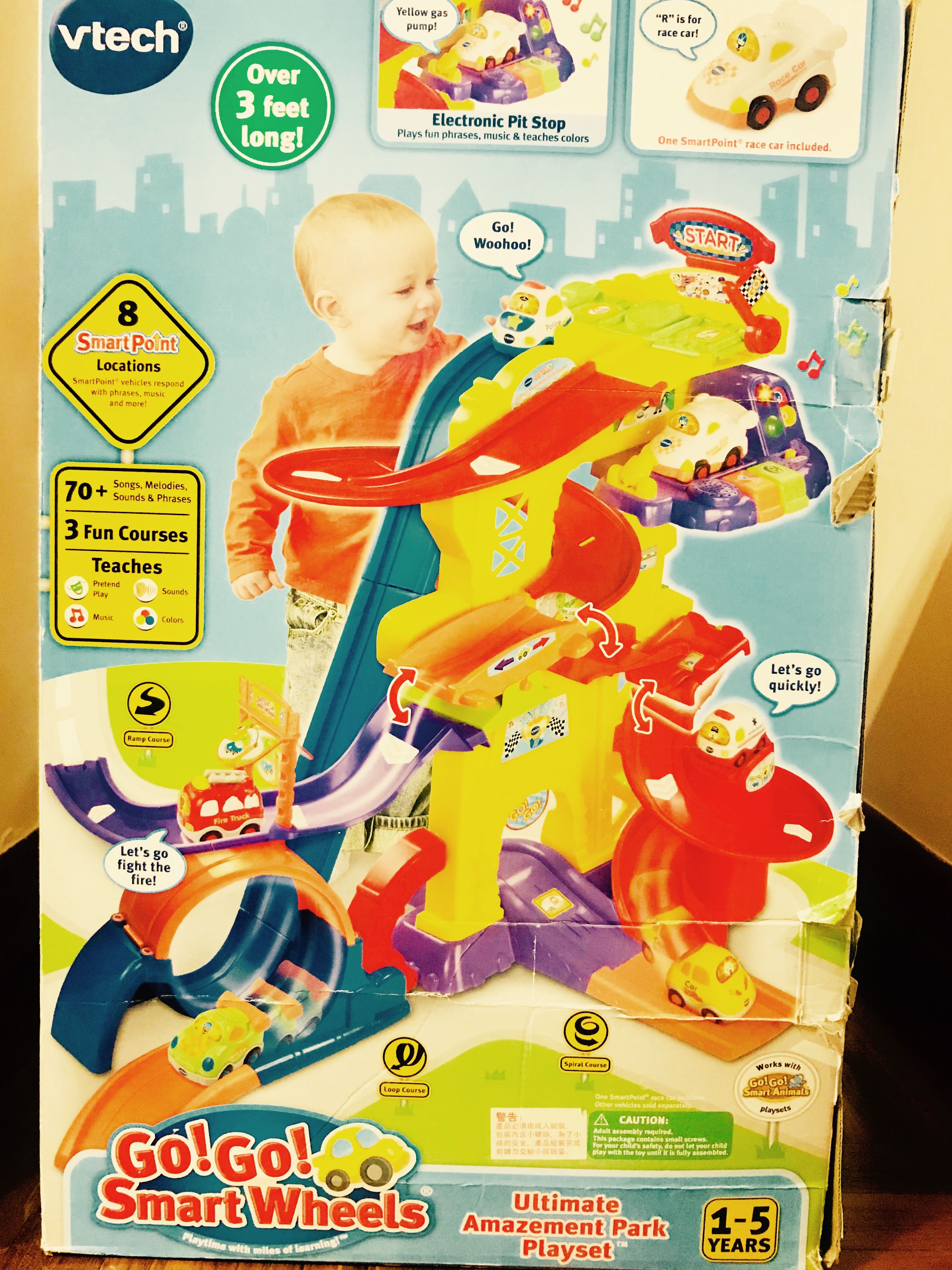 VTECH Go Go Smart Wheels Ultimate Amazement Park Playset, 兒童＆孕婦用品, 嬰兒玩具
