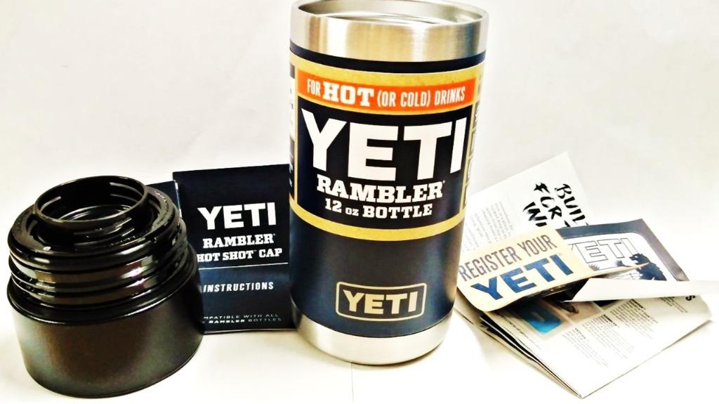 rambler 12 oz bottle with hotshot cap