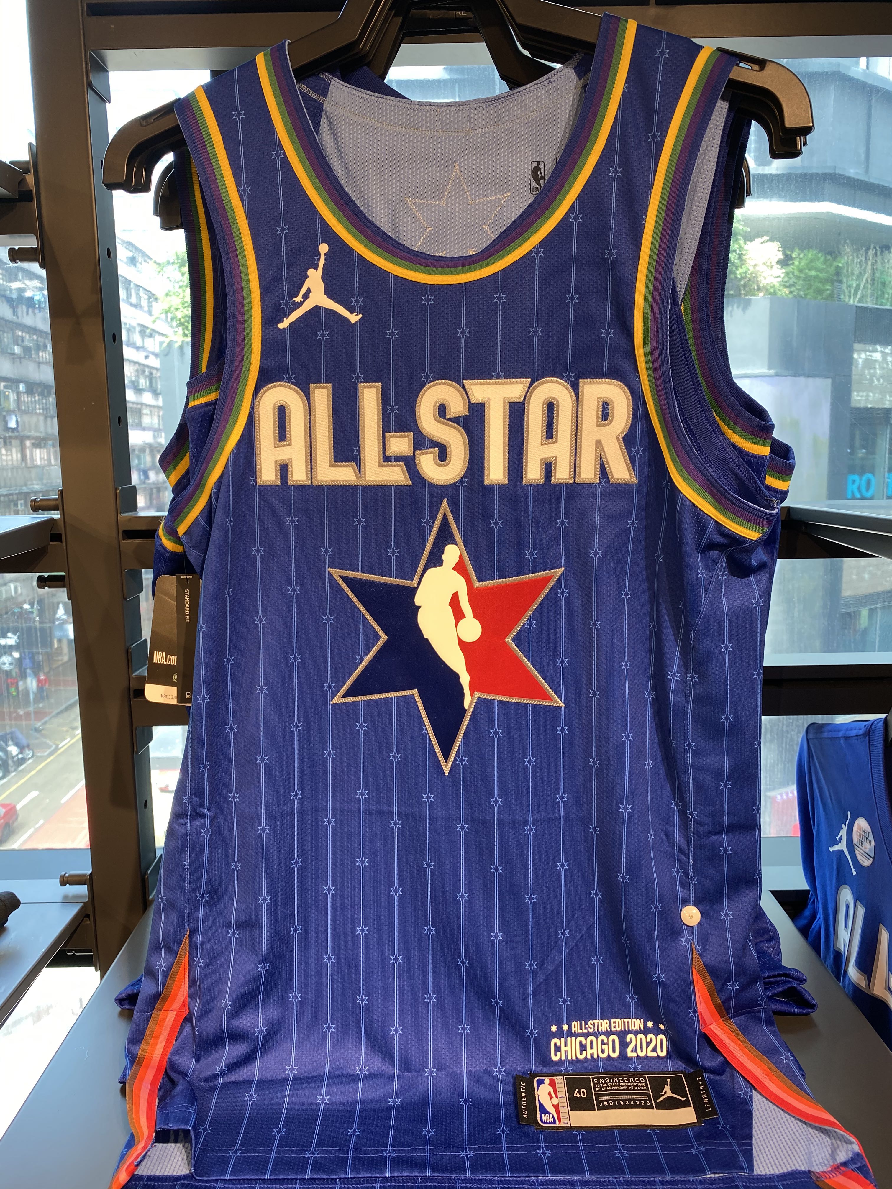 100 全新 Mens Jordan Brand Lebron James 2020 Nba All Star Game Authentic Jersey Size S 男裝 運動服裝