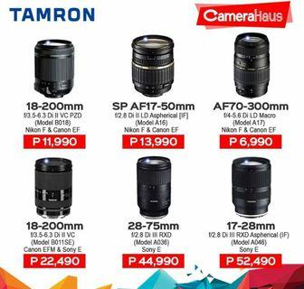 Tamron lens for nikon canon sony dslr mirrorless