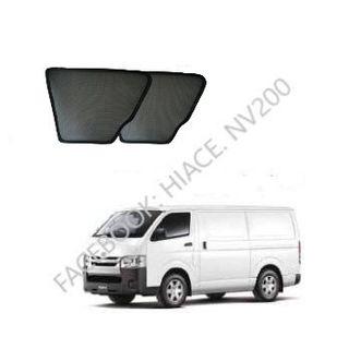 Toyota Hiace NEW IMPROVE SIZE Magnetic Front Door Sun Shade / Hiace Accessories / Hiace Magnet Shade / Hiace Driver Shade/Hiace Net Shade/Hiace Punggol / Flexigadget