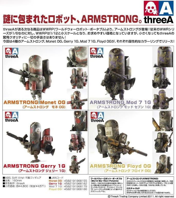 ThreeA 3A WWRP ARMSTRONG 4体セット-