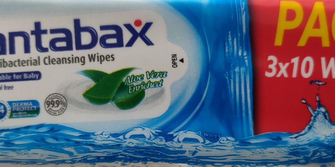 Antabax Antibacterial Wipes Combo Pack Of 30 Wipes Everything Else On Carousell