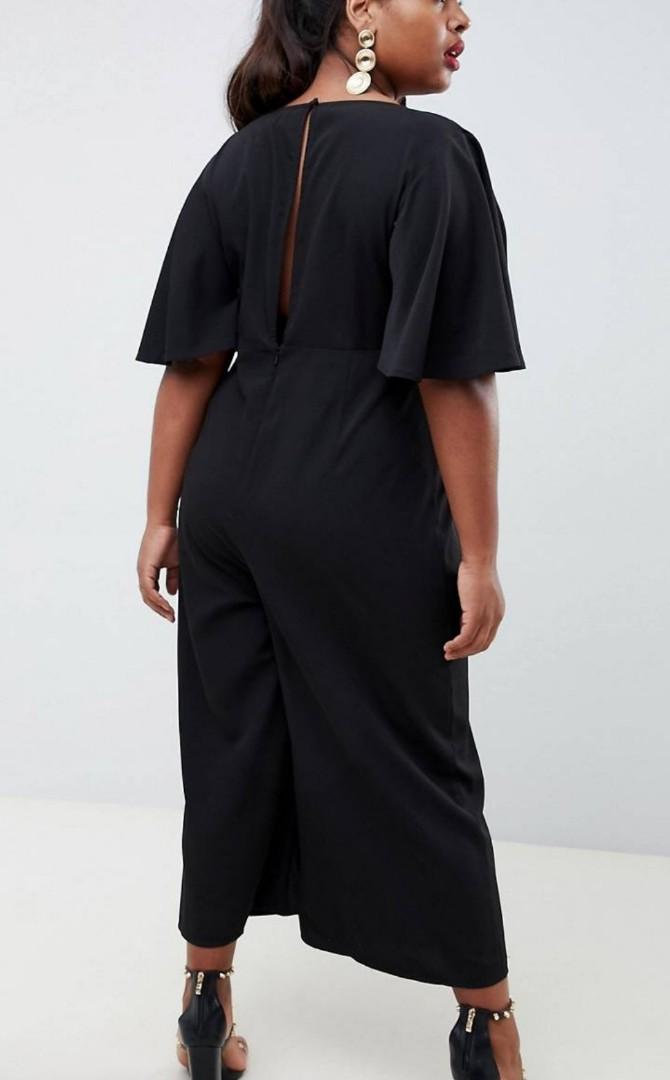 black jumpsuit curve