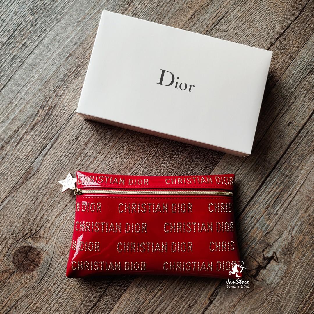 Christian dior red makeup bag Clearance