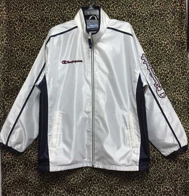 White champion windbreaker new arrivals mens