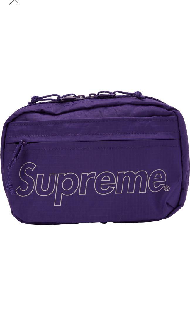 Purple shoulder online bag supreme