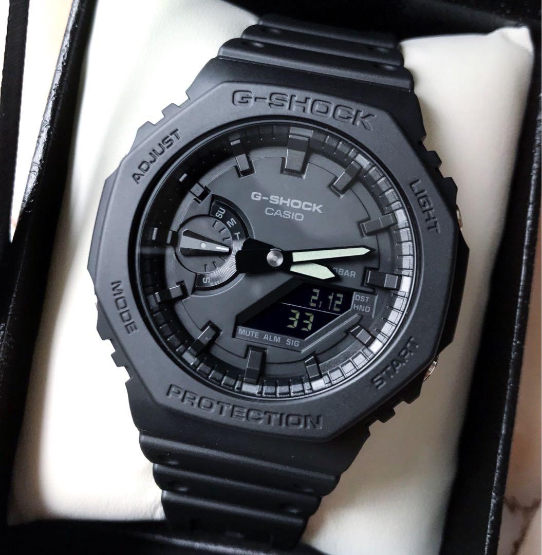 [SOLD] BNIB Casio G Shock GA2100 “Casioak” Carbon Core Guard Watch
