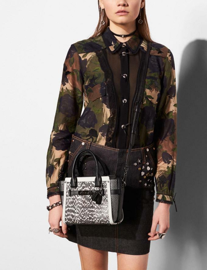 Coach Swagger 21 In Snakeskin F57748 Barang Mewah Tas Dompet