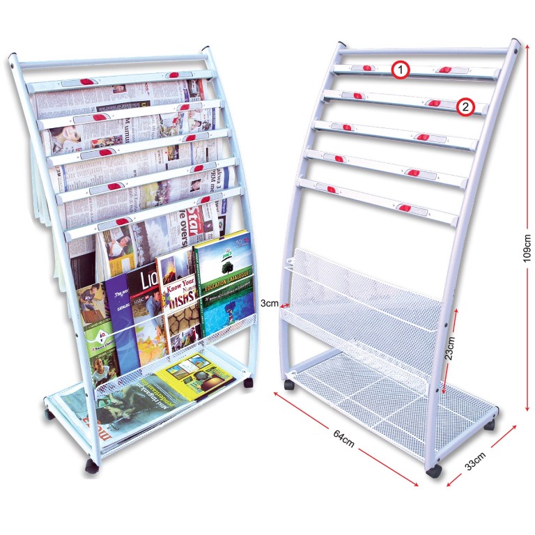 D - Newspaper & Magazine Rack, Furniture & Home Living, Bathroom ...