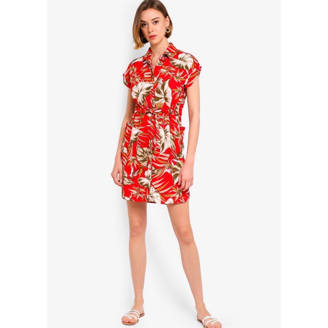 Dorothy Perkins Tropical Shirt Dress 