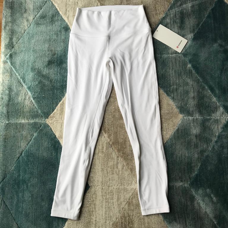 New Lululemon Align Pant 25 Size 6 in White Men s Fashion Activewear on Carousell