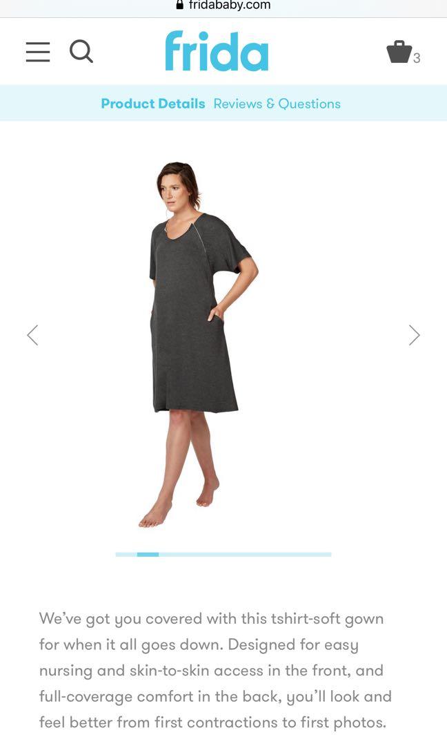 Freesize: Frida Mom Delivery and Nursing Gown