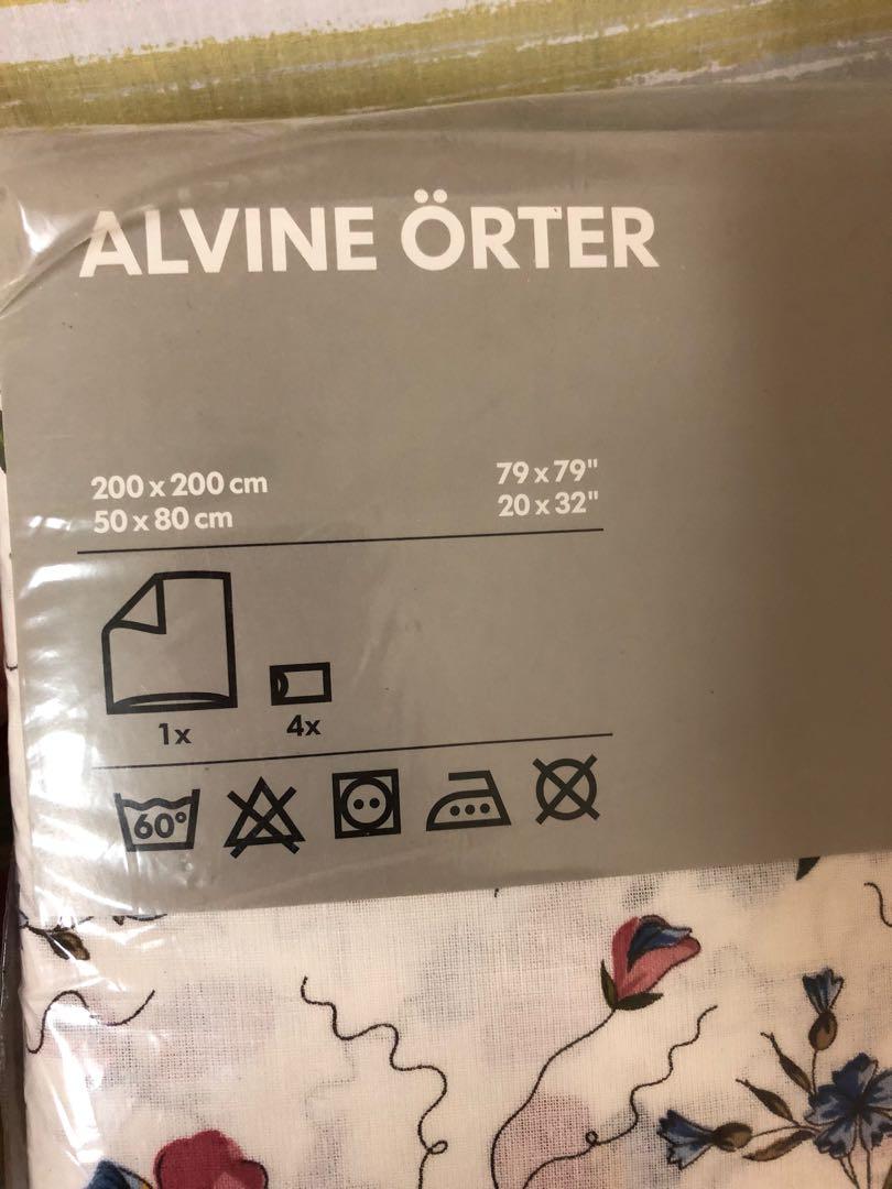 Ikea Queen Size quilt cover set, Furniture & Home Living, Bedding