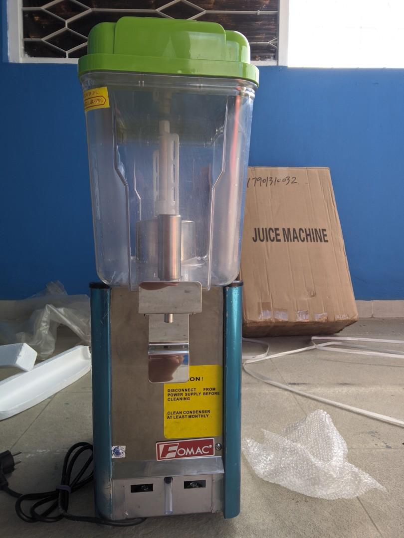 Juice dispenser Fomac 1 tabung, Kitchen & Appliances di Carousell