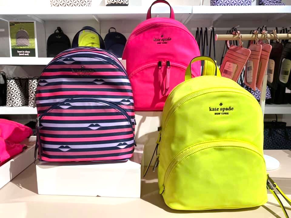 Kate spade online neon backpack