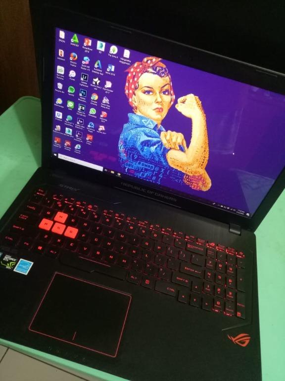 Laptop Asus Rog Gl553vw Mulus Elektronik Komputer Di Carousell