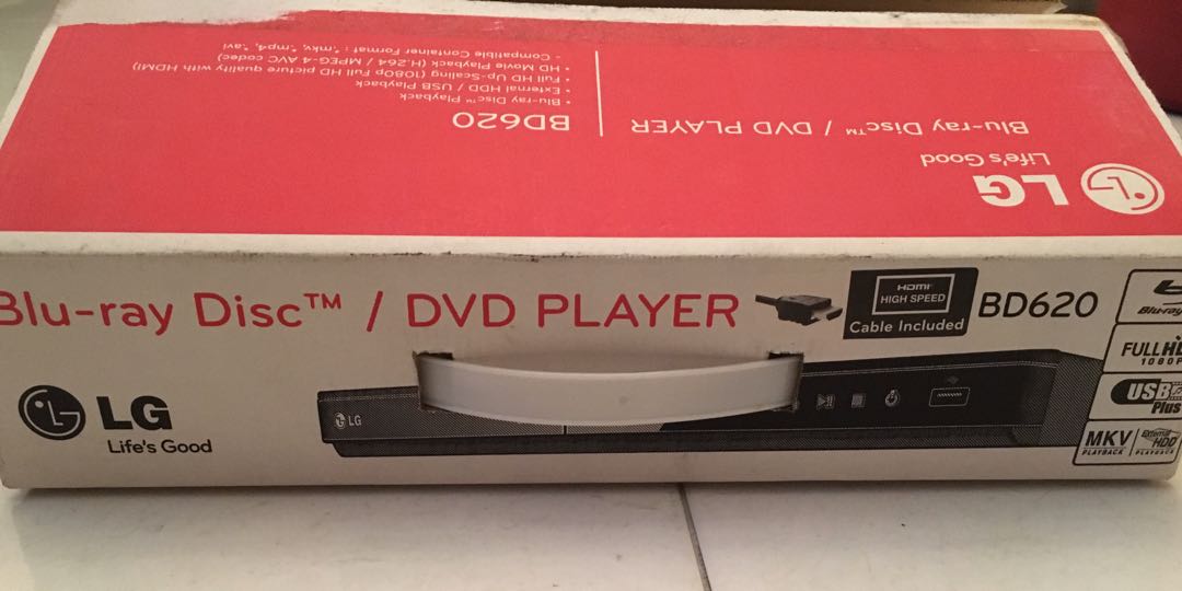 LG Bluray Disc/DVD Player, TV & Home Appliances, TV & Entertainment, BluRay & Media Players on
