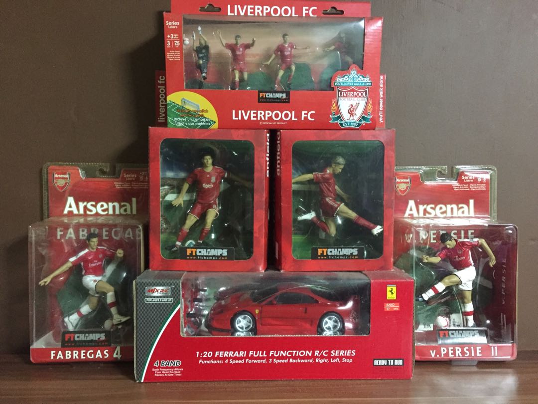 Rare FT Champs Liverpool & Arsenal Figurines, Hobbies & Toys, Toys