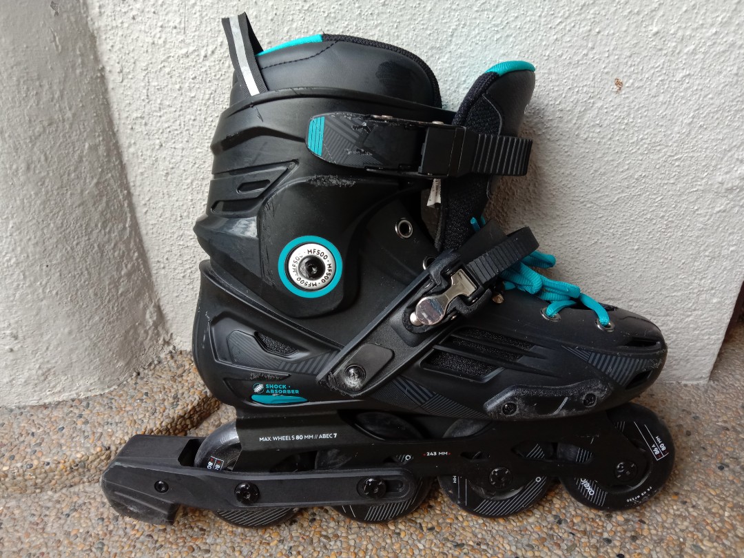 Mf500 Sz 41 Inline Skate Roller Blade Price Drop Sports Equipment Sports Games Skates Rollerblades Scooters On Carousell