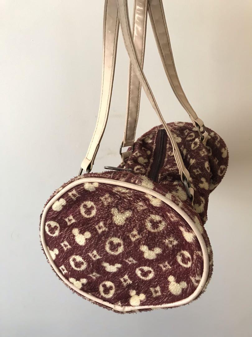 LV Mickey Mouse Round Sling Bag