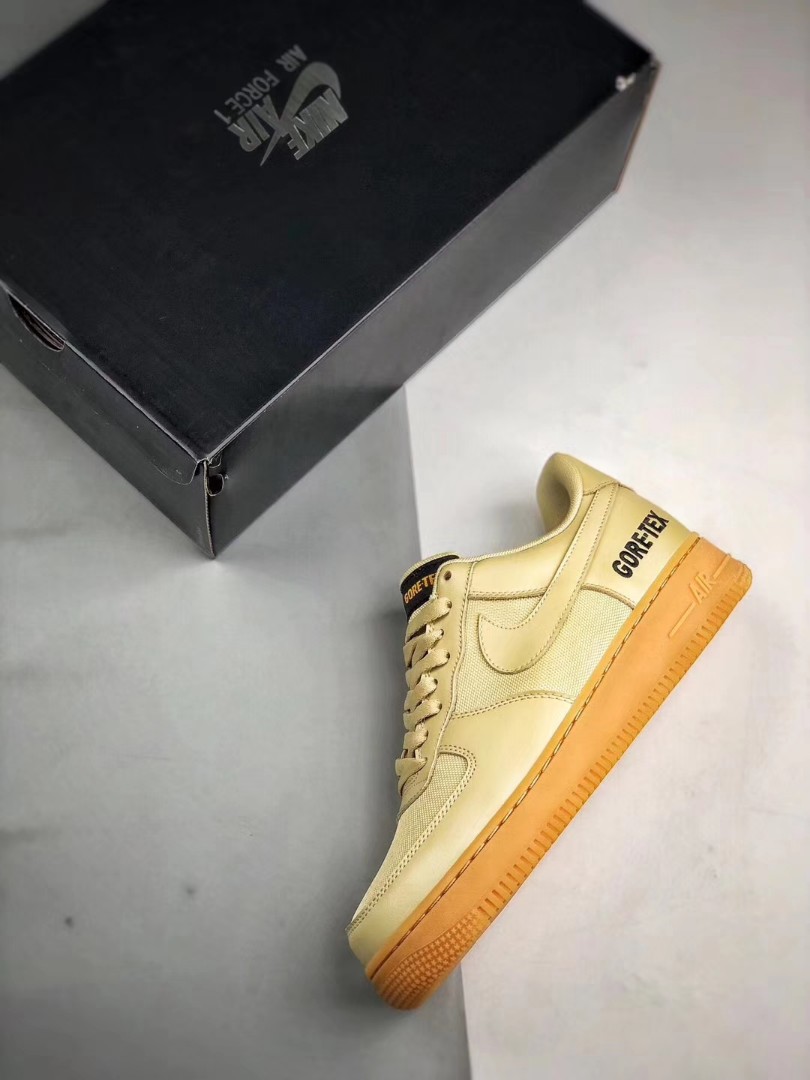 Nike air force 1 gore tex team gold best sale