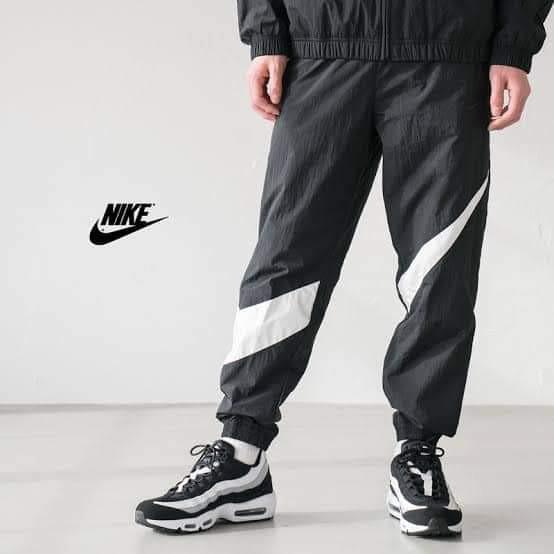 nike big swoosh track pants