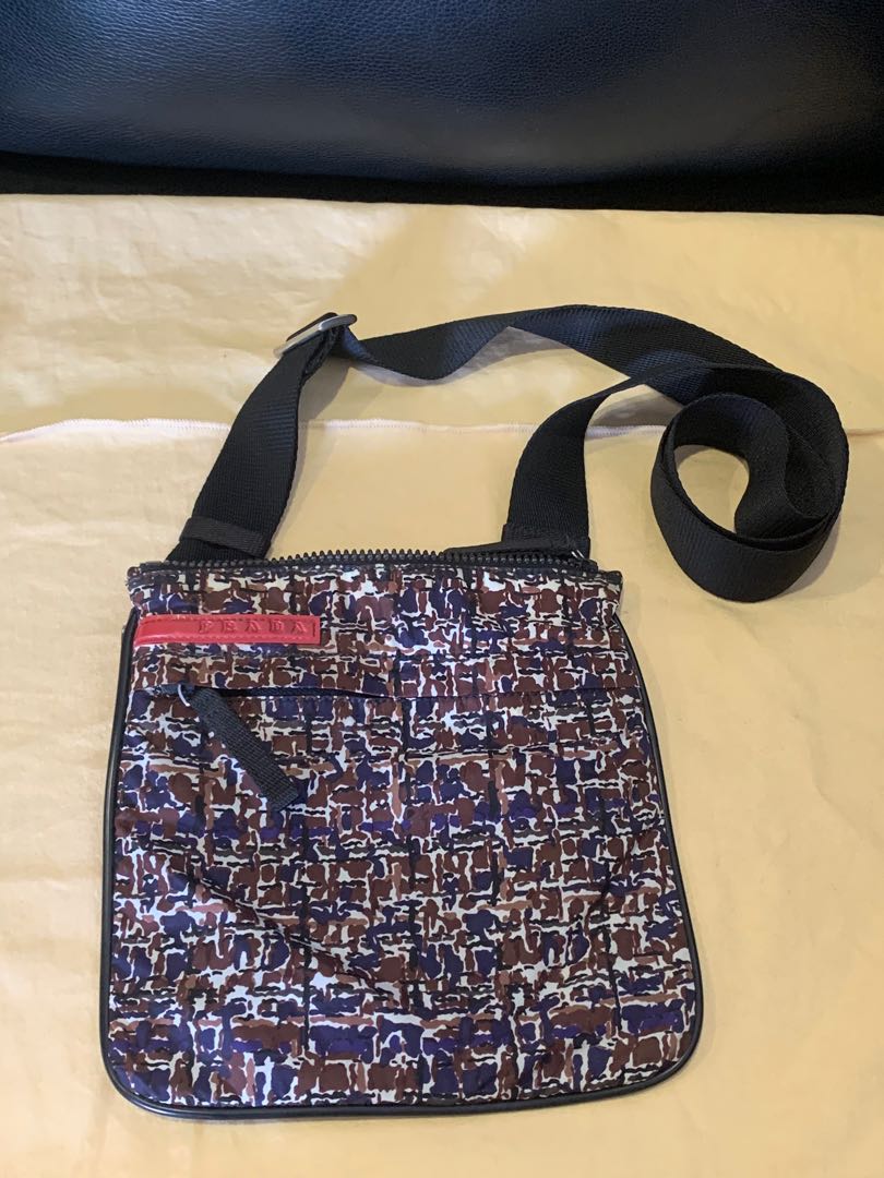 Prada Nylon Crossbody, Luxury, Bags & Wallets on Carousell