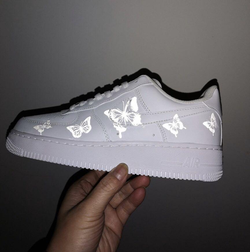 air force 1 butterfly shoes