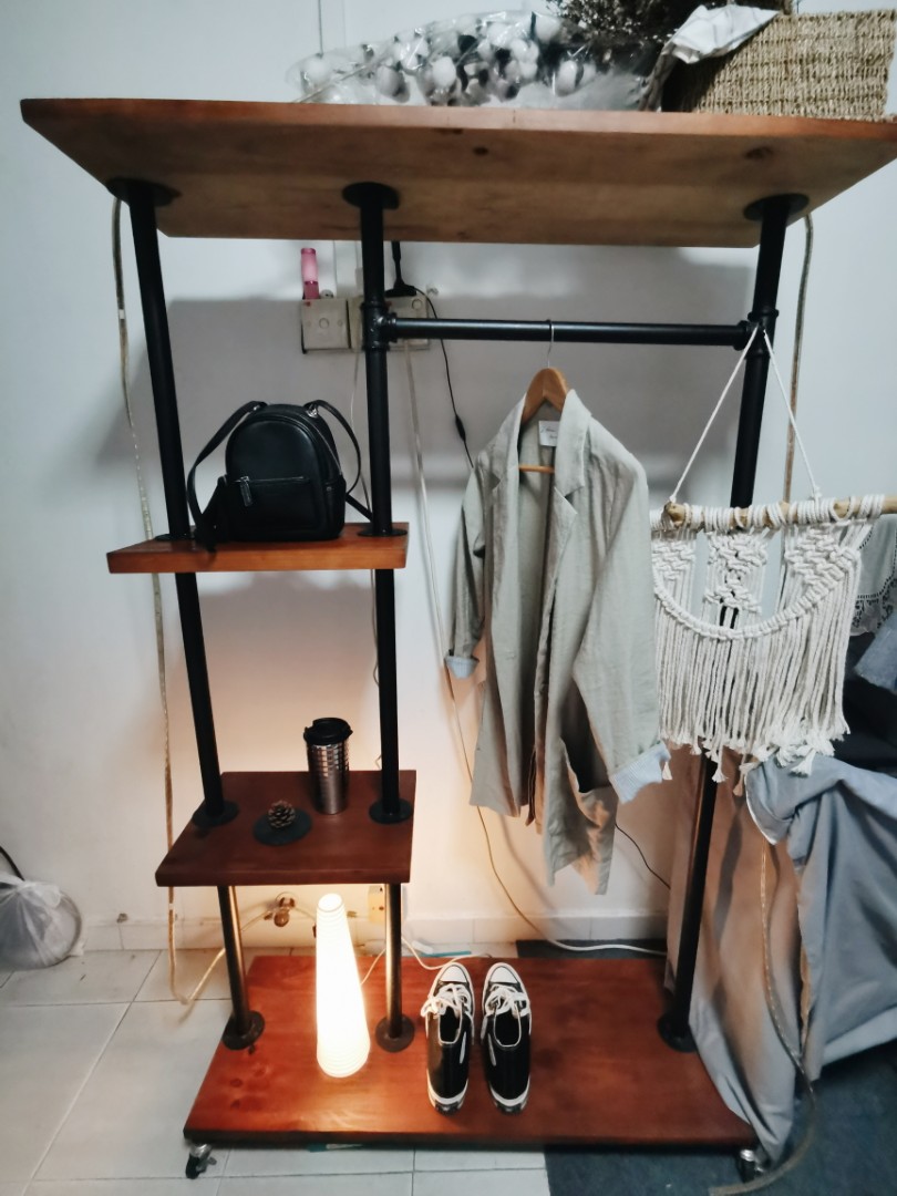 Retro Rack Furniture Retro rack solid wood, Furniture & Home Living, Furniture, Shelves ...