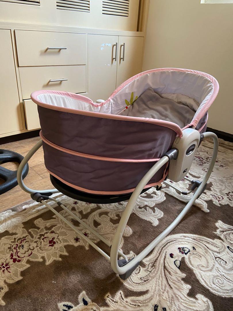 rocking baby bed electric